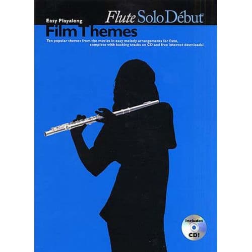 WISE PUBLICATIONS SOLO DEBUT - FILM THEMES + CD - FLUTE 