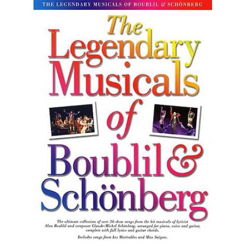 THE LEGENDARY MUSICAL OF BOUBIL AND SCHONBERG - PVG