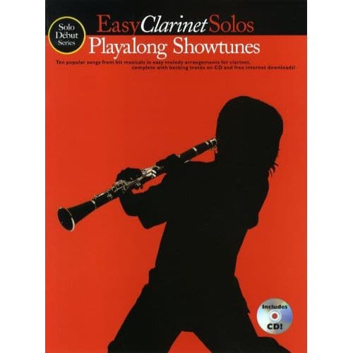 SOLO DEBUT PLAYALONG SHOWTUNES EASY CLARINET SOLOS + CD - CLARINET