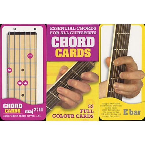 WISE PUBLICATIONS CHORD CARDS - ESSENTIAL CHORDS FOR ALL GUITARISTS - GUITAR