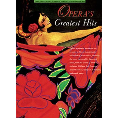 OPERA'S GREATEST HITS - PIANO SOLOS