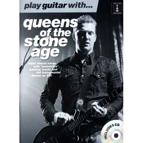 WISE PUBLICATIONS QUEENS OF THE STONE AGE - PLAY GUITAR WITH + CD - GUITAR TAB