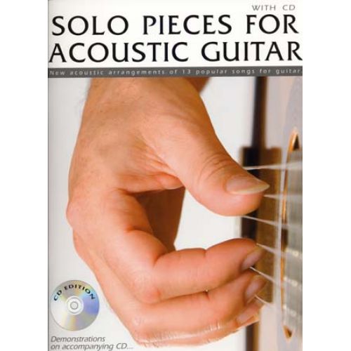 SOLO PIECES FOR ACOUSTIC + CD - GUITAR TAB