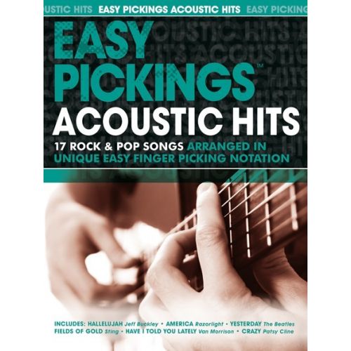 WISE PUBLICATIONS EASY PICKING ACOUSTIC HITS - GUITAR