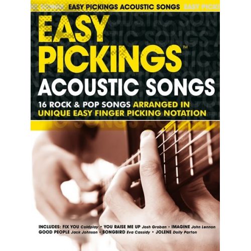 WISE PUBLICATIONS EASY PICKINGS ACCOUSTIC SONGS - GUITAR