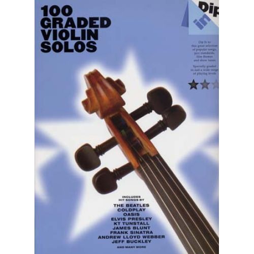 WISE PUBLICATIONS DIP IN 100 GRADED VIOLIN SOLOS