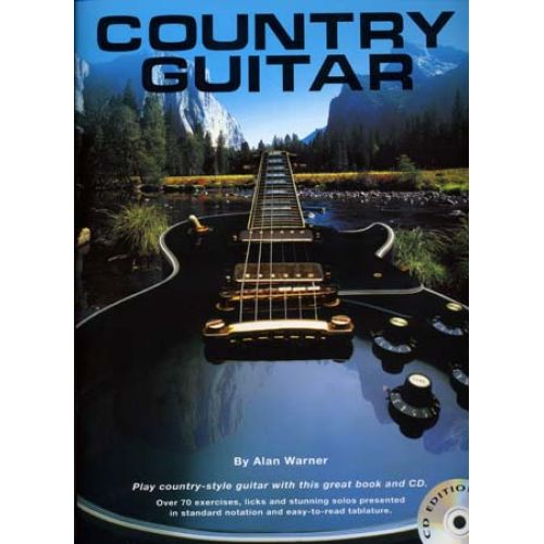 WISE PUBLICATIONS WARNER ALAN - COUNTRY GUITAR + CD - GUITAR TAB
