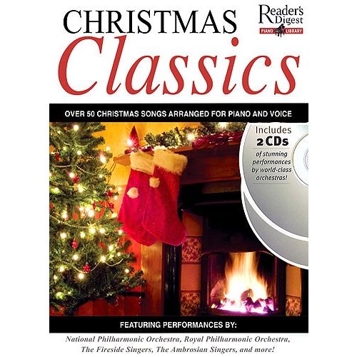 READER'S DIGEST PIANO LIBRARY CHRISTMAS CLASSICS + 2CDS - PIANO