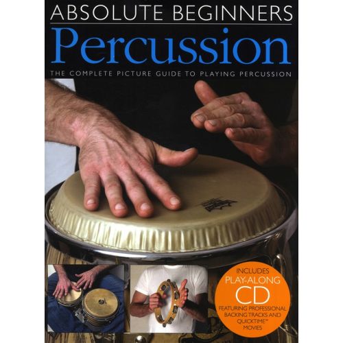 ABSOLUTE BEGINNERS PERCUSSION BOOK PLUS CD - PERCUSSION