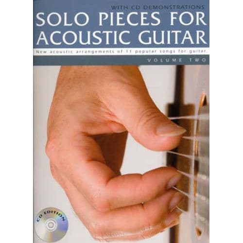 SOLO PIECES FOR ACOUSTIC GUITAR VOL.2 + CD - GUITAR TAB