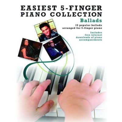 EASIEST 5-FINGER PIANO COLLECTION BALLADS