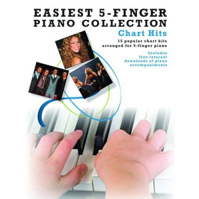 EASIEST 5-FINGER PIANO COLLECTION CHART HITS