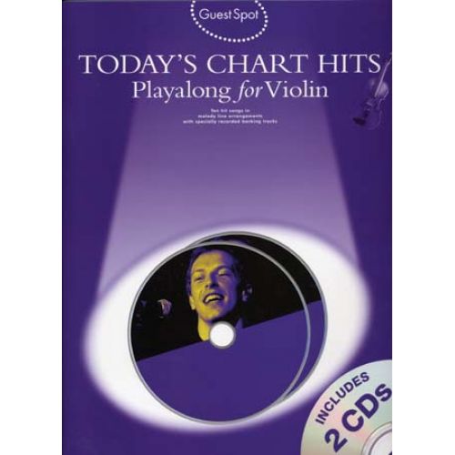 WISE PUBLICATIONS GUEST SPOT TODAY'S CHART HITS VIOLIN + CD