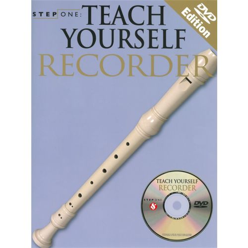 MUSIC SALES STEP ONE - TEACH YOURSELF RECORDER DVD EDITION + CD/DVD - RECORDER