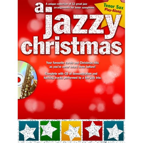 WISE PUBLICATIONS A JAZZY CHRISTMAS + CD - TENOR SAXOPHONE