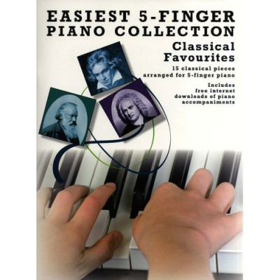 EASIEST 5-FINGER PIANO COLLECTION CLASSICAL FAVORITES