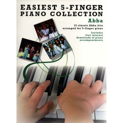 EASIEST 5-FINGER PIANO COLLECTION ABBA