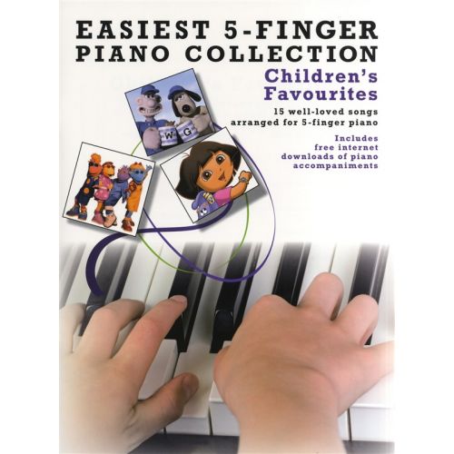 EASIEST 5-FINGER PIANO COLLECTION CHILDREN'S FAVOURITES - PIANO SOLO