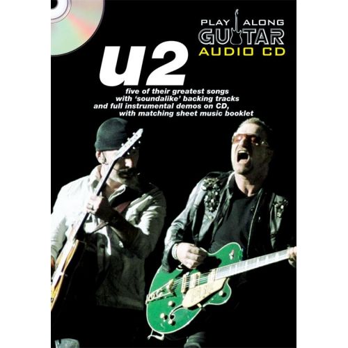PLAY ALONG GUITAR AUDIO CD : U2 - GUITARE TAB