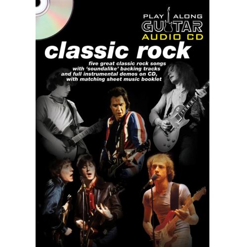WISE PUBLICATIONS PLAY ALONG GUITAR AUDIO CD : CLASSIC ROCK - GUITARE TAB