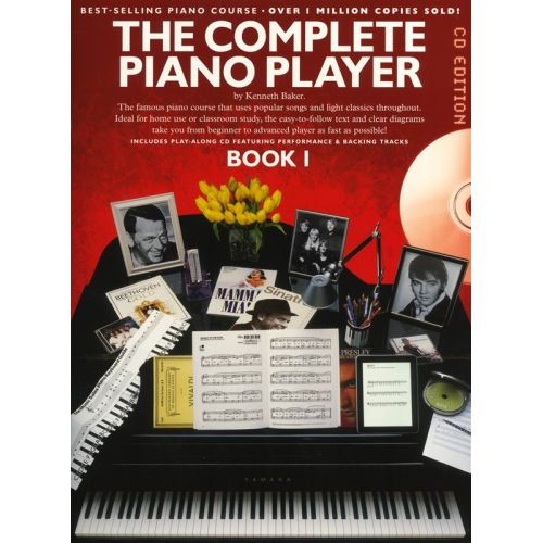 WISE PUBLICATIONS COMPLETE PIANO PLAYER BOOK 1 + CD - PIANO SOLO