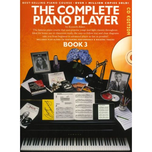 WISE PUBLICATIONS COMPLETE PIANO PLAYER BOOK 3 + CD - PIANO SOLO
