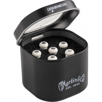 MARTIN & CO LIQUID METAL BRIDGE PINS, BONE, PAUA