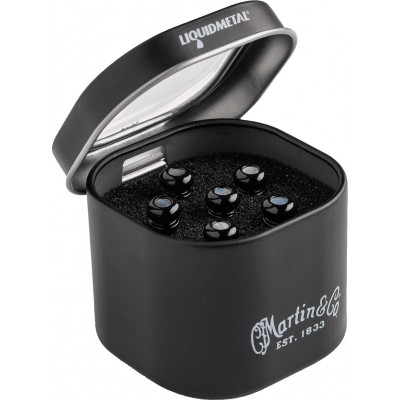 MARTIN & CO Set Chevilles Liquid Metal Black, Paua