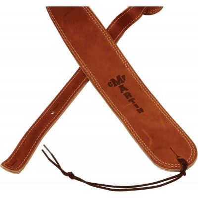 LEATHER STRAP DOUBLE SUEDE BROWN