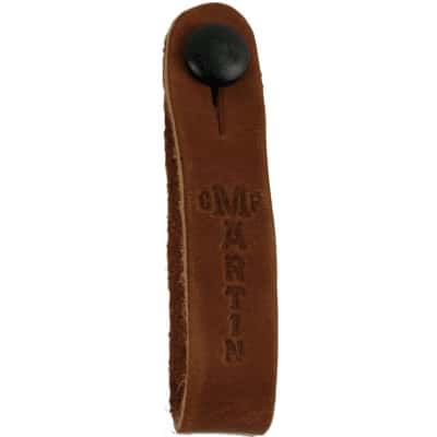 LEATHER STRAP HEADBAND BROWN