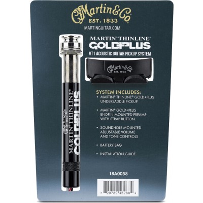 MARTIN & CO PREAMP/PICKUP, GOLD MAX