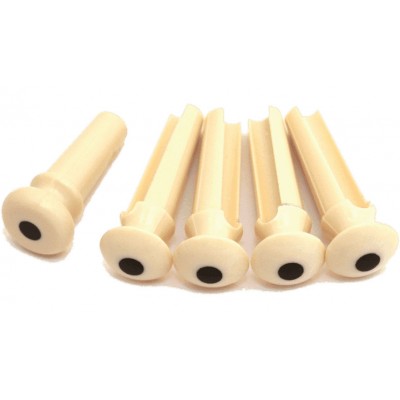 Set de Chevilles Blanc Vif Noir