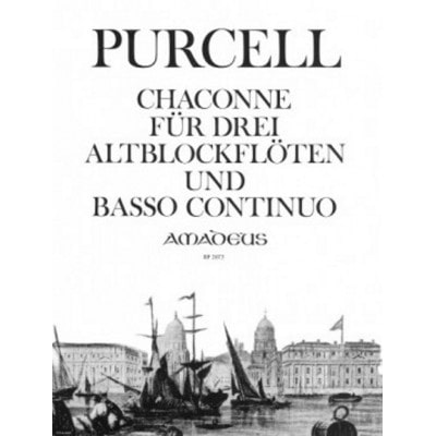 PURCELL HENRY - CHACONNE - 3 TREBLE RECORDERS AND BASSO CONTINUO