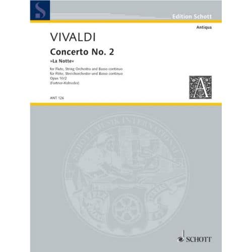 VIVALDI ANTONIO - CONCERTO NO 2 G MINOR OP 10/2 RV 439/PV 342