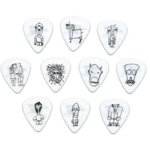 JOE SATRIANI GUITAR PICKS WHITE 10 PACK HEAVY