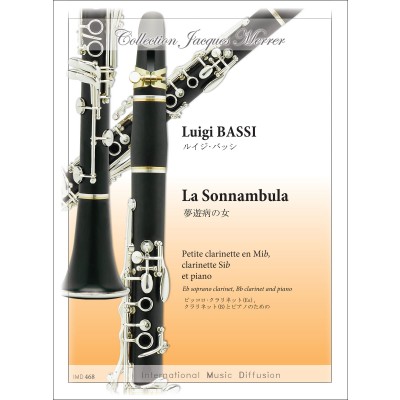 BASSI LUIGI - LA SONNAMBULA - 2 CLARINETTES & PIANO
