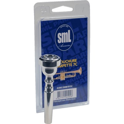 TRUMPET MOUTHPIECE 7C SILVER - B Stock