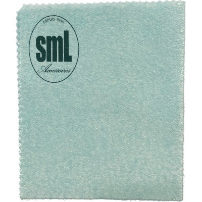 SML PARIS IMPREGNATED CLEANING CLOTH - SOLID SILVER