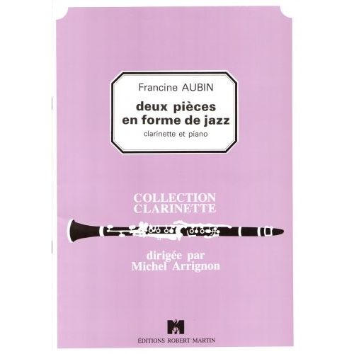 ROBERT MARTIN AUBIN F. - DEUX PIECES EN FORME DE JAZZ