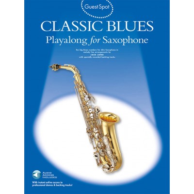 WISE PUBLICATIONS GUEST SPOT CLASSIC BLUES SAX ALTO AUDIO