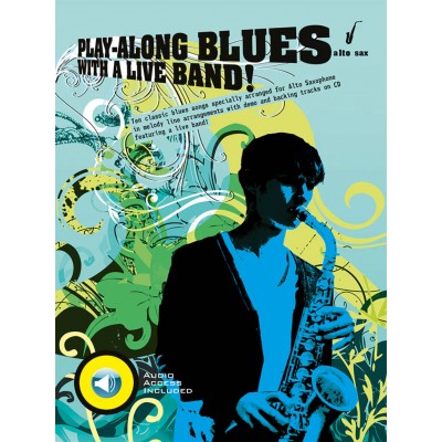 WISE PUBLICATIONS Play Along Blues With A Live Band + Audio - Alto Sax