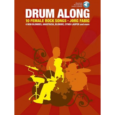 DRUM ALONG 10 FEMALE ROCK SONGS + AUDIO