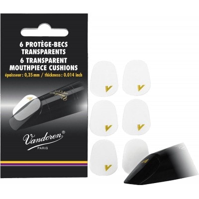 VANDOREN PASTILLES PROTEGE-BEC TRANSPARENTES (x6 PIECES)