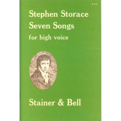 PARTITIONS CHANT - STORACE - SEVEN SONGS FOR HIGH VOICE