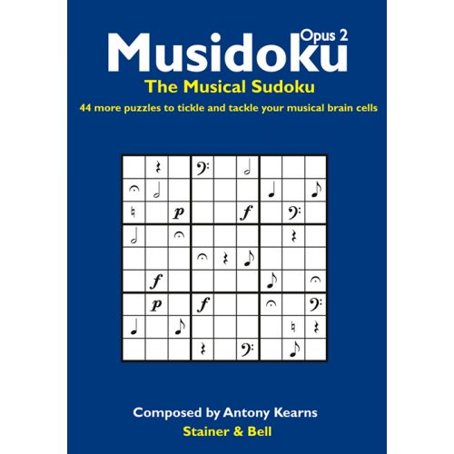 STAINER AND BELL MUSIDOKU OPUS 2 - THE MUSICAL SUDOKU