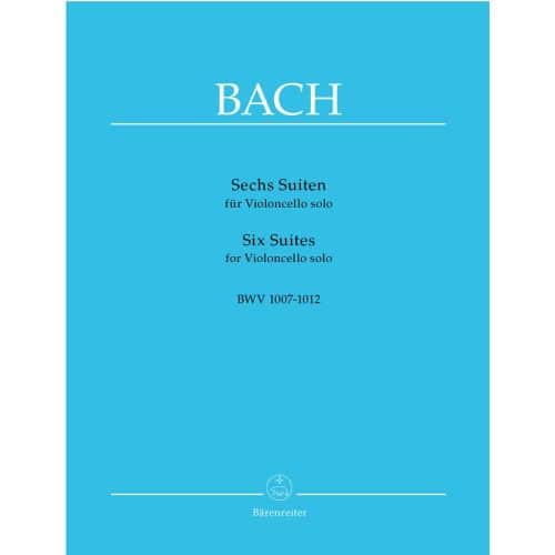 J.S BACH - 6 SUITES BWV 1007-1012 - VIOLONCELLE SEUL