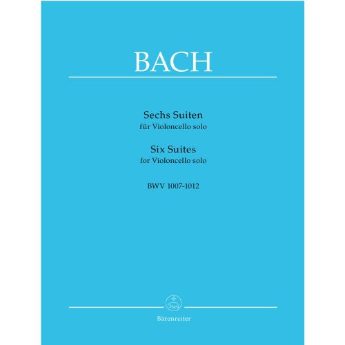 BARENREITER J.S BACH - 6 SUITES BWV 1007-1012 - VIOLONCELLO