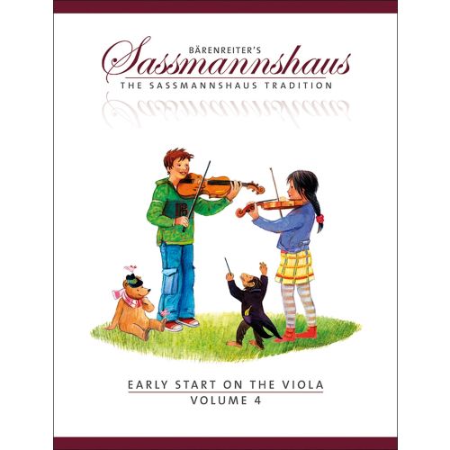 BARENREITER Sassmannshaus Egon & Kurt - Early Start On The Viola Vol.4