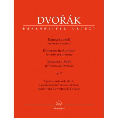  Dvorak - Violin Concerto Op.53 - Violon and Piano
