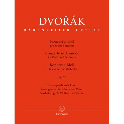 DVORAK - VIOLIN CONCERTO OP.53 - VIOLON & PIANO